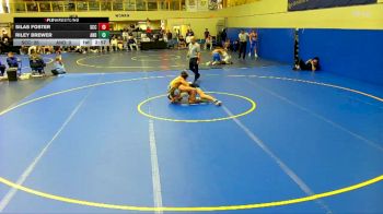 165 lbs Round 4 (6 Team) - Riley Brewer, Andrew College vs Silas Foster, Southeast Community College