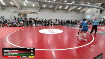 190 lbs Quarterfinal - Elizabeth Sandy, Douglas County vs Dahlila Tijerina, Fort Lupton