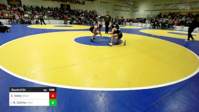 141 lbs Round Of 64 - Evan Velez, Brawley vs Austin Collins, Wray (CO)