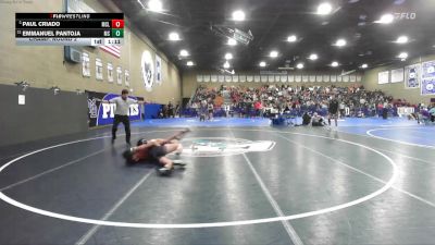 126 lbs Champ. Round 2 - Paul Criado, McLane vs Emmanuel Pantoja, Madera South