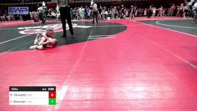 40 lbs Quarterfinal - Kyson Miller, Wagoner Takedown Club vs Waylon Pearson, Barnsdall Youth Wrestling