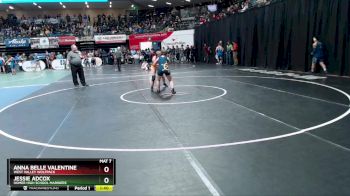 126G Champ. Round 1 - Jessie Adcox, Homer High School Mariners vs Anna Belle Valentine, West Valley Wolfpack