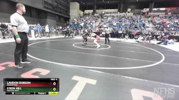 6A-190 lbs Cons. Semi - Landon Dobson, Manhattan vs S`ron Hill, Wichita-East