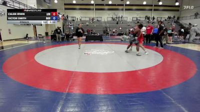 165 lbs Final - Caleb Irwin, Level Up Wrestling Center vs Victor Smith, Backyard Bullies Wrestling Club