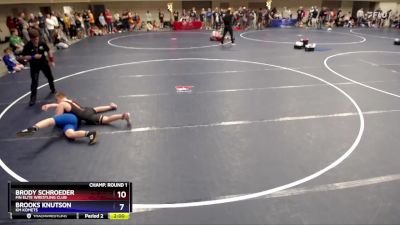 120 lbs Round 2 - Jasper Loughran, Minnesota Elite vs Cruz Camacho, White Bear Lake Wrestling