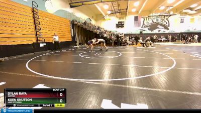 157 lbs Cons. Semi - Koen Knutson, Lake Stevens vs Dylan Raya, Sultan