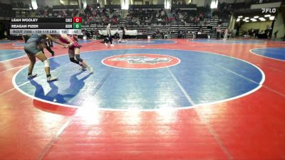 108-119 lbs Consolation - Leah Wooley, Chestatee High School Wrestling vs Reagan Fizer, Georgia