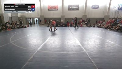 150 lbs Brody Wieland, Minnesota Blue vs Briar James, Oklahoma Red