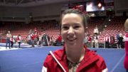 Virginia Brownsell On AMAZING 9.95 Floor Routine & Being On Fire To Beat Michigan At Home