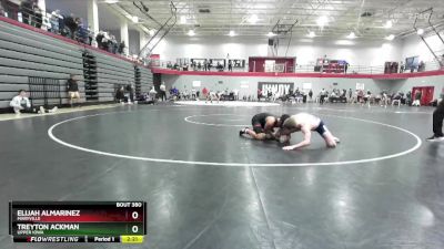 125 lbs Cons. Round 3 - Treyton Ackman, Upper Iowa vs Elijah Almarinez, Maryville