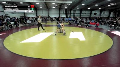 113 lbs Round 5 (8 Team) - Preston Carter, Timpanogos vs Mason Brown, Bear River