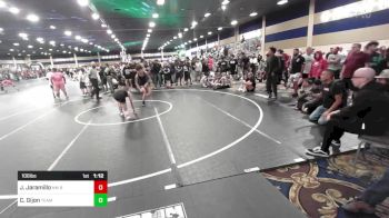 106 lbs Round Of 32 - Josh Jaramillo, NM Beast vs Christian Gijon, Team Thunder