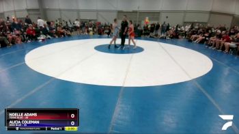 138 lbs Semis & 3rd Wb (16 Team) - Noelle Adams, Texas Blue vs Alicia Coleman, Ohio Blue