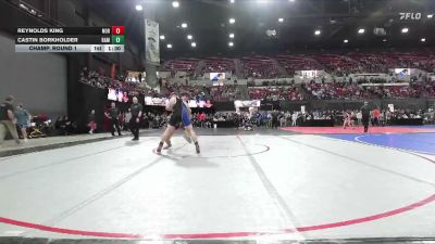 170 lbs Champ. Round 1 - Castin Borkholder, Rocky Mountain Wrestling Acade vs Reynolds King, Spartan Youth Wrestling