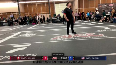 Mason Rouhani vs Jaxon Cahoon 2026 ADCC Portland Open