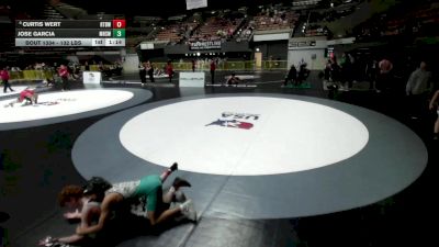 132 lbs Champ. Rd Of 16 - Curtis Wert, Run To Danger Wrestling vs Jose Garcia, Mendota High School Wrestling