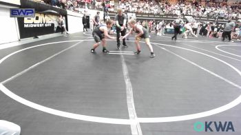 105-HWT lbs Rr Rnd 2 - Brantley Starks, Tecumseh Youth Wrestling vs Grycen Anglin, Chandler Takedown Club