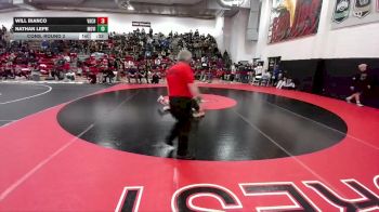 144 lbs Cons. Round 2 - Nathan Lepe, Mountain View vs Will Bianco, Valor Christian