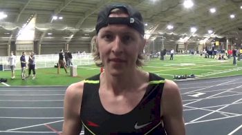 Nick Happe just misses sub 4 in the mile but knows outdoor is the focus
