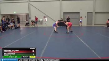 100 lbs Round 7 (8 Team) - William Jakeway, South Carolina vs Brady Byrd, Indiana