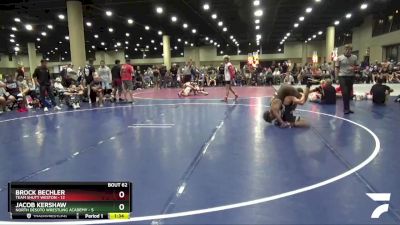 126 lbs Placement Matches (32 Team) - Brock Bechler, Team Shutt Weston vs Jacob Kershaw, North Desoto Wrestling Academy