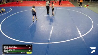 115 lbs Cons. Round 3 - Gavin Caldwell, Staples vs Kaleb Stumpf, Winona