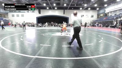 125 lbs 3rd Place Match - Tyler Ramos, Truett-McConnell (Ga.) vs Gylon Sims, Unattached The Citadel