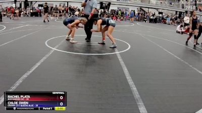 132 lbs Semis (4 Team) - Rachel Plata, Buccaneers WC vs Chloe Owen, Crown City Queens Blue