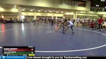 126 lbs Round 2 (10 Team) - Kaden Herbert, Black And Blue vs William Hahn, MXW White