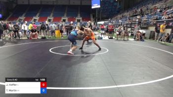 195 lbs Cons 8 #2 - Josh Hoffer, Illinois vs Tyson Martin, Wisconsin