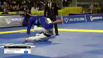 MICAEL FERREIRA GALVÂO vs TYE RUOTOLO 2022 World Jiu-Jitsu IBJJF Championship