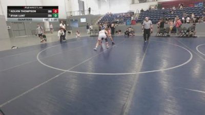 157 lbs Quarters - Kolvin Thompson, Sanderson Wrestling Academy vs Ryan Lunt, Sanderson Wrestling Academy