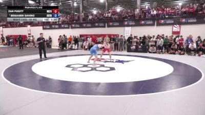 61 kg Semis - Zan Fugitt, Wisconsin Regional Training Center vs Benjamin Davino, Ohio RTC/ Titan Mercury Wrestling Club (TMWC)