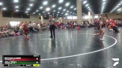 120 lbs Round 2 (4 Team) - Rhyleah Gleber, Trojan WA vs Holly Beall, Stormettes