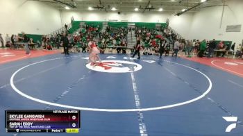 155 lbs 1st Place Match - Skylee Gangwish, Eastside United Wrestling Club vs Sarah Eddy, Top Of The Rock Wrestling Club