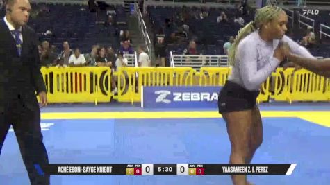 Yaasameen Z. I. Perez vs Aché Eboni-Sayge Knight 2025 Pan IBJJF Jiu-Jitsu No-Gi Championship