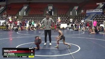 50 lbs Round 1 (6 Team) - Koy Mashke, Basement Brawlers vs River Couture, Force Elite