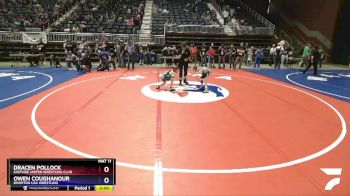 67 lbs Champ. Round 1 - Dracen Pollock, Eastside United Wrestling Club vs Owen Coughanour, Riverton USA Wrestling