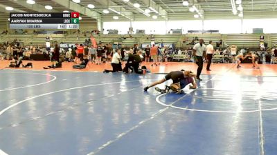 120 lbs Rr Rnd 3 - Jacob Montesdeoca, OBWC SuperHeros Asgard - HSB vs Aaryan Sharma, Lucky Duck Wrestling Club - HSB