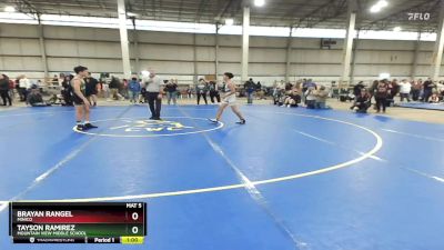 105 lbs Cons. Semi - Tayson Ramirez, Mountain View Middle School vs Brayan Rangel, Minico