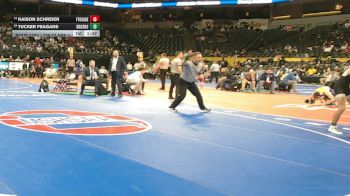 126 Class 4 lbs Quarterfinal - Kaison Schreier, Fort Osage vs Tucker Feagans, Neosho