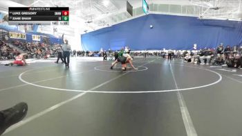 190 lbs Quarterfinal - Luke Gregory, Shawnee Mission Northwest vs Zane Shaw, Free State