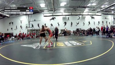 180 lbs Round 4 (16 Team) - Cassie Corbett, Brock University vs Destiny Rodriguez, McKendree University
