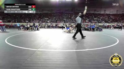 B3A-157 lbs Quarterfinal - Bryar Dryden, Chandler vs Zane Swafford, Berryhill