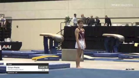 Ethan Poole - Floor, USA Gymnastics World - 2021 USA Gymnastics Development Program National Championships