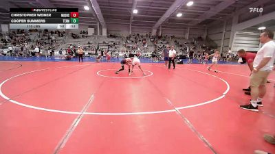 110 lbs Rr Rnd 1 - Christopher Weiner, Mat Assassins Blue vs Cooper Summers, Team Barracuda Elem