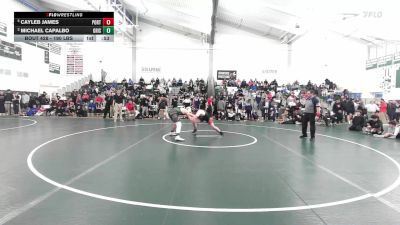 190 lbs Consolation - Cayleb James, Portland/Cromwell vs Michael Capalbo, Griswold/Wheeler