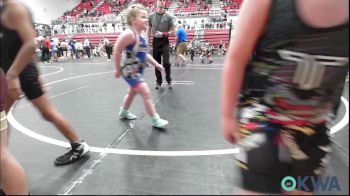 61 lbs Quarterfinal - Mateo Rascon, Bridge Creek Youth Wrestling vs Hayes Flanagan, Rough Riders
