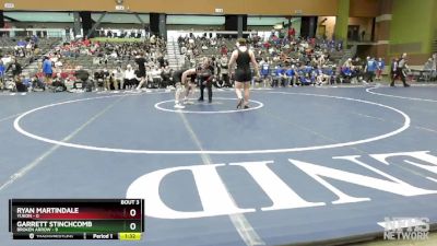 190 lbs Quarterfinals (8 Team) - Garrett Stinchcomb, BROKEN ARROW vs Ryan Martindale, YUKON