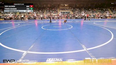 61 lbs Round Of 32 - Von LaLonde, Big Game WC vs Tyson Joaquin, Elite Force Wrestling Club